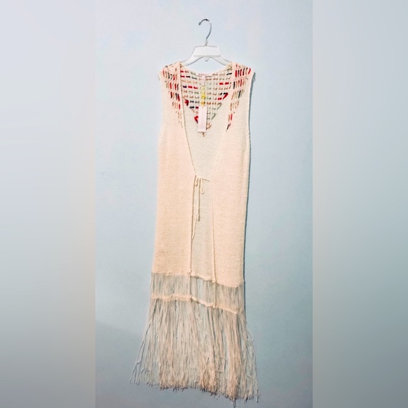 NWT White Crochet Duster by BCBGeneration - Picture 7 of 12